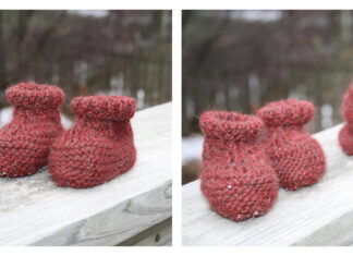 Newborn Baby Booties Free Knitting Pattern Newborn Baby Booties Free Knitting Pattern