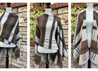 Plaidaptation Shawl Wrap Free Knitting Pattern Plaidaptation Shawl Wrap Free Knitting Pattern